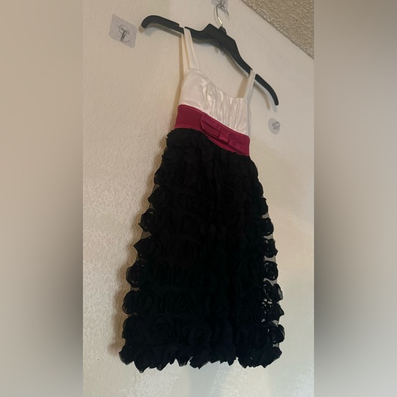 Ruby Rox Girls 3D Roses Fancy Dress - Picture 6 of 16